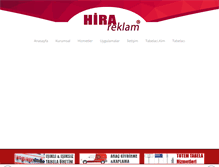 Tablet Screenshot of hirareklam.net
